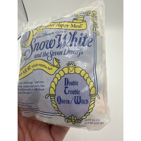 1992 McDonald’s Snow White Queen/Witch Happy Meal Toy – Sealed - Picture 7 of 10